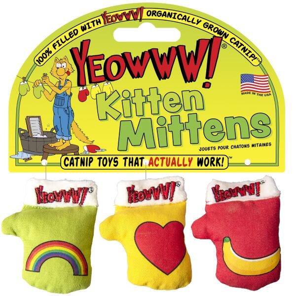 Yeowww!® Mittens 100% CatNip (3st)